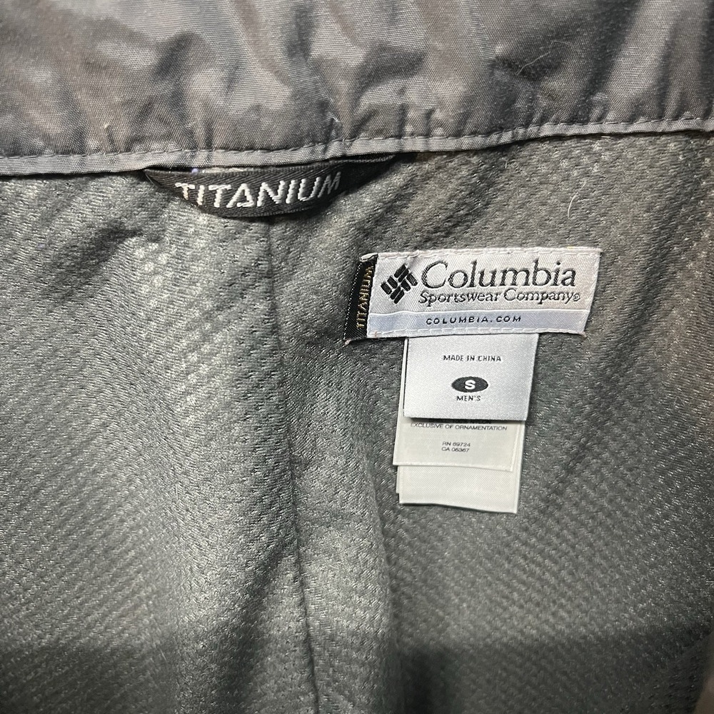 Columbia Titanium Snow Pants Mens Small Black Insulated Waterproof Omni-Tech - Picture 6 of 11
